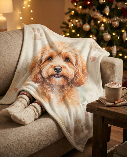Personalisierte Hunde-Decke mit Foto