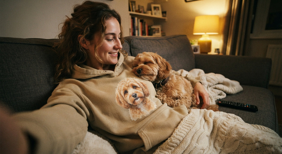 Personalisierter Hunde-Hoodie mit Foto